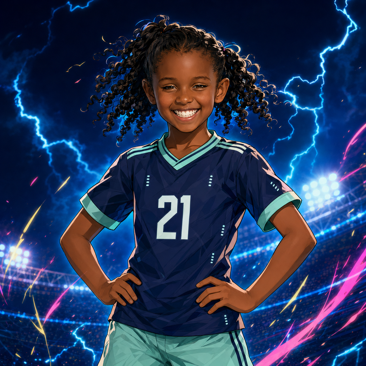Katia, Thunder Kittens Midfielder